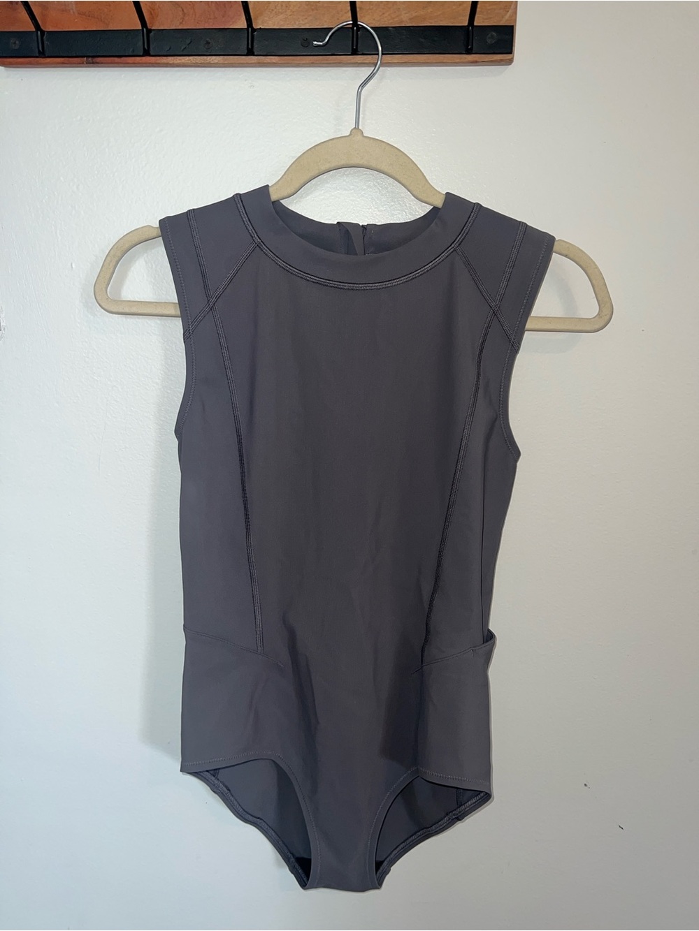 Lululemon grey zip up paddle board swimsuit